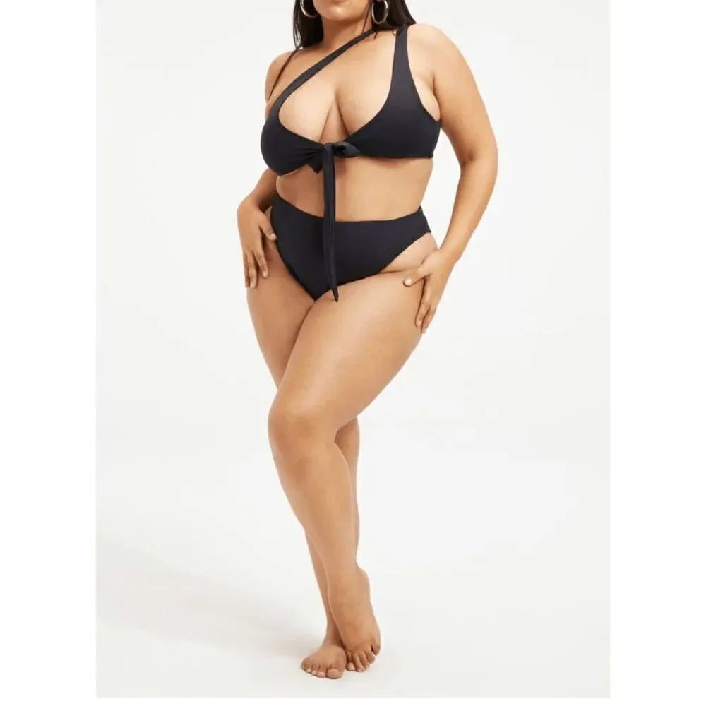 Good American Women's 10 Ways To Wear Bikini Bottom Black